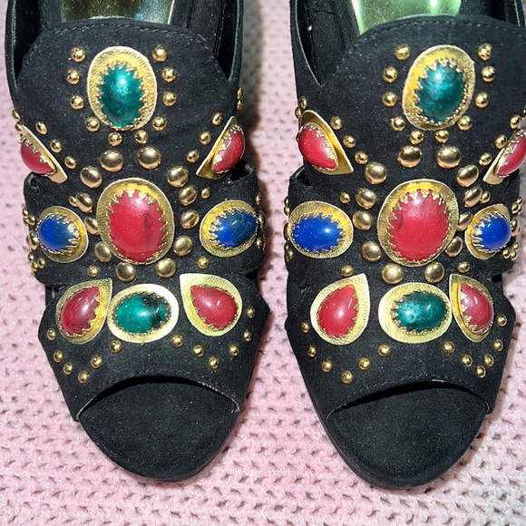 Carlos by Carlos Santana Shoes - New platform Studded slipper heels